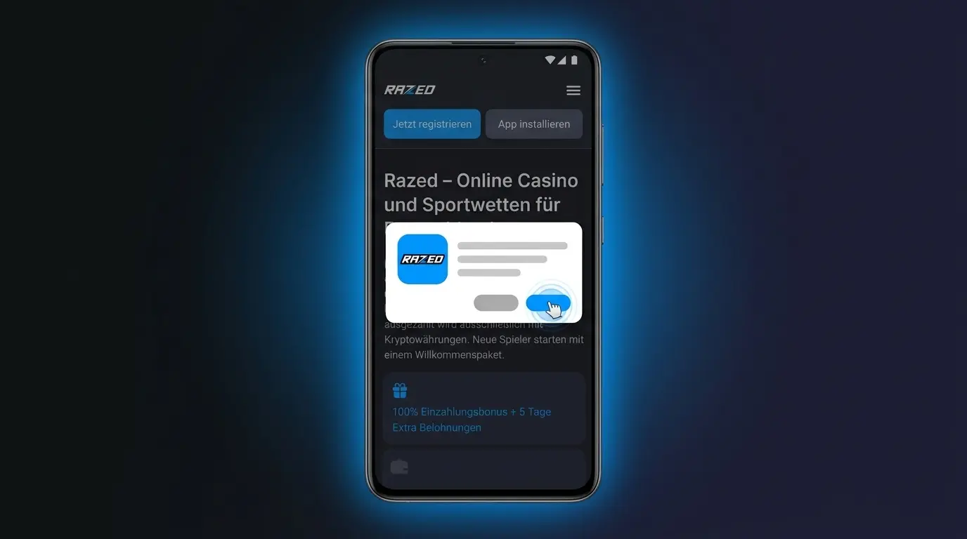 Android Schritt 4: Installation der Razed App bestätigen