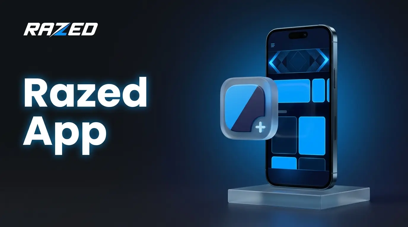 Razed App als PWA auf dem Smartphone mit App-Symbol